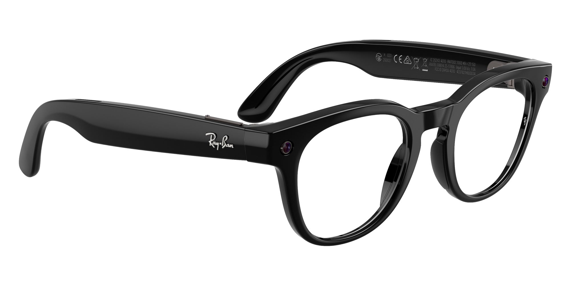 Ray-Ban® Meta Scriber RW7002 RW7002 2000 49 Eyeglasses - Shiny Black