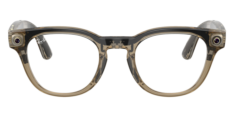 Ray-Ban® Meta Scriber RW7002 RW7002 8531 49 Eyeglasses - Light Brown
