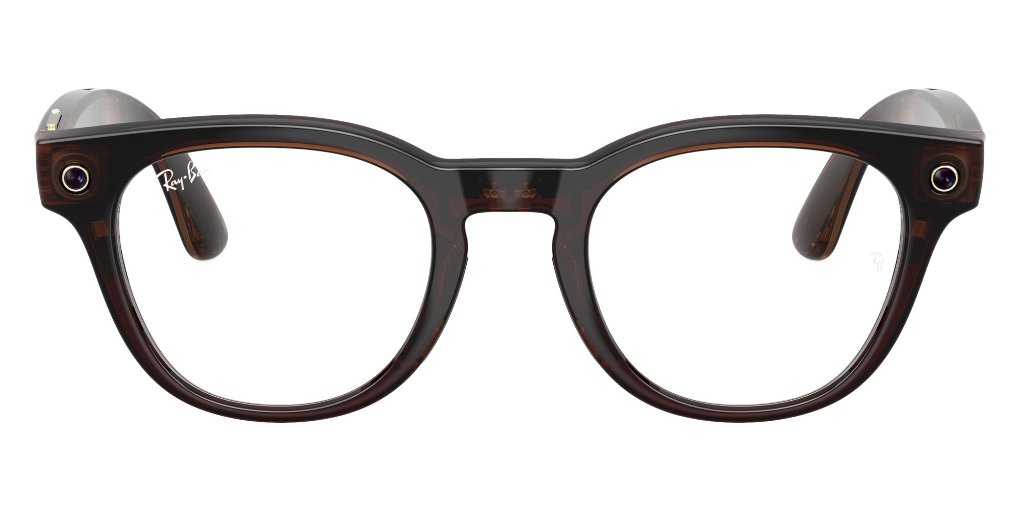 Ray-Ban® Meta Scriber RW7002 RW7002 8532 49 Eyeglasses - Transparent Umber