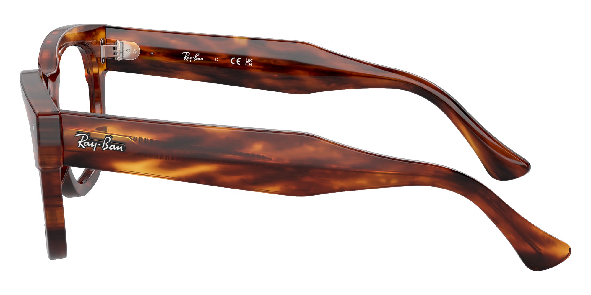 Ray-Ban® RX0298V RX0298V 2144 50 Eyeglasses - Striped Havana