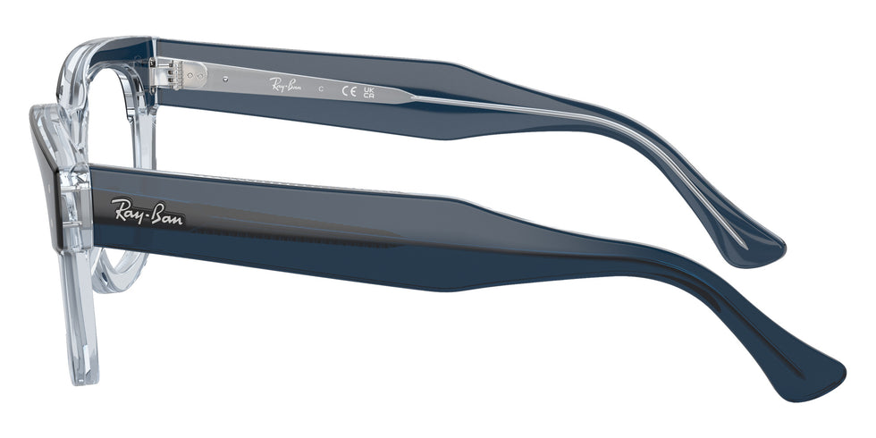 Ray-Ban® RX0298V RX0298V 8324 50 Eyeglasses - Blue On Transparent Blue