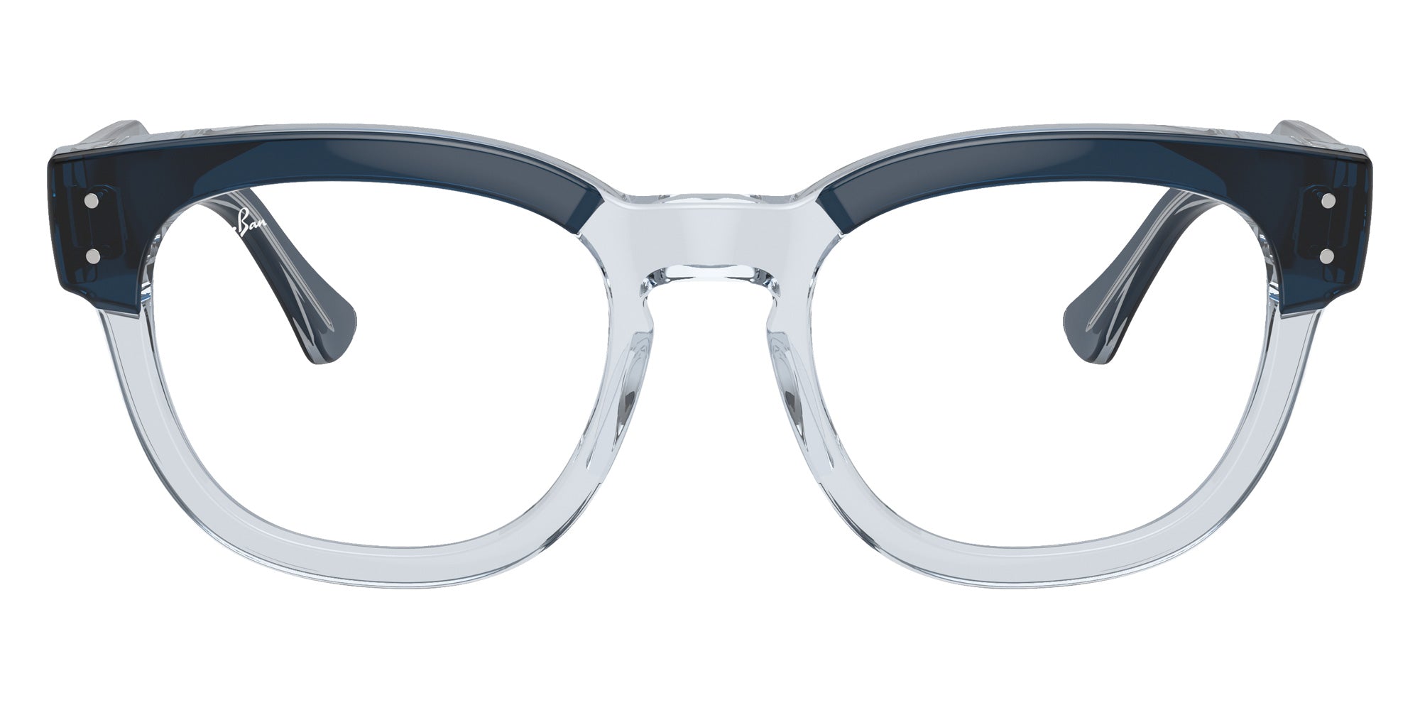 Ray-Ban® RX0298V RX0298V 8324 50 Eyeglasses - Blue On Transparent Blue