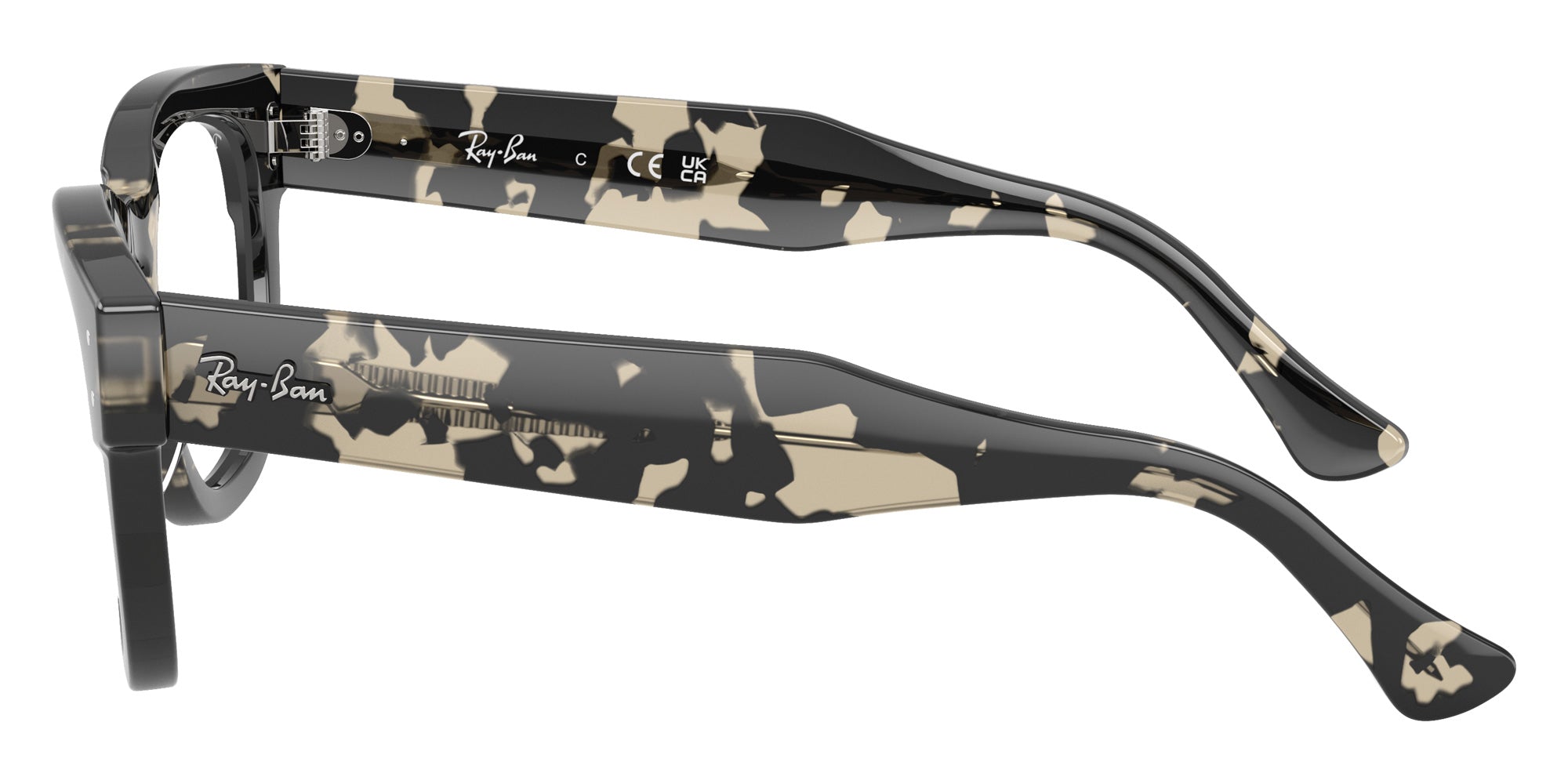 Ray-Ban® RX0298VF RX0298VF 8117 50 Eyeglasses - Gray Havana