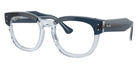 Ray-Ban® RX0298VF RX0298VF 8324 50 Eyeglasses - Blue On Transparent Blue