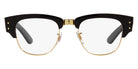 Ray-Ban® Mega Clubmaster RX0316V RX0316V 2000 50 - Black on Gold Eyeglasses