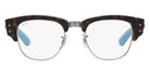 Ray-Ban® Mega Clubmaster RX0316V RX0316V 5883 50 - Havana on Blue on Gunmetal Eyeglasses