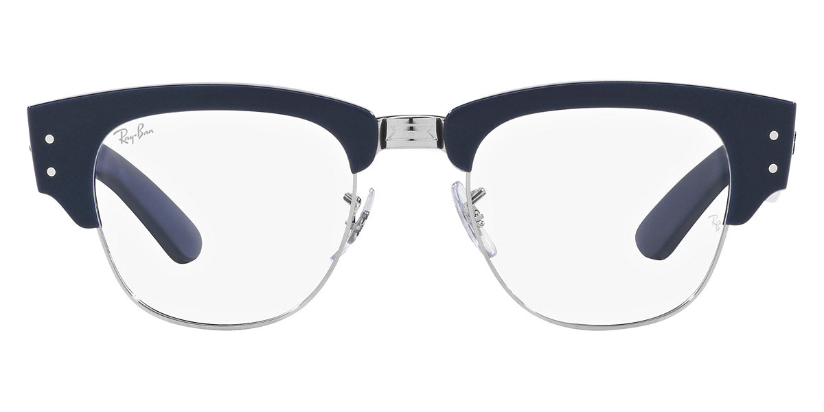 Ray-Ban® Mega Clubmaster RX0316V RX0316V 8231 50 - Blue on Silver Eyeglasses