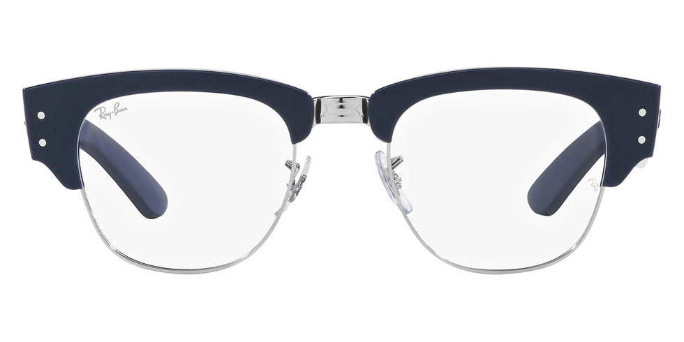 Ray-Ban® Mega Clubmaster RX0316V RX0316V 8231 50 - Blue on Silver Eyeglasses