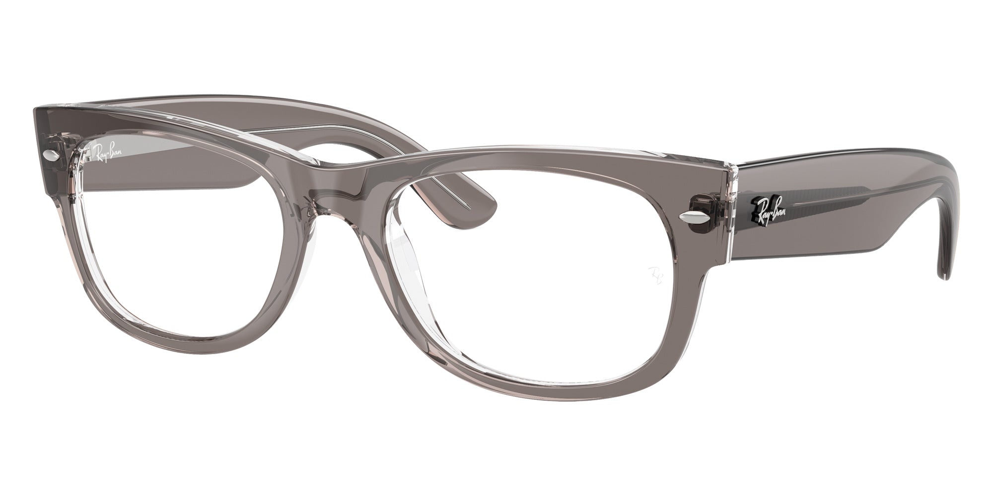 Ray-Ban® RX0832V RX0832V 8111 52 Eyeglasses - Transparent Gray