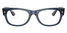 Ray-Ban® RX0832V RX0832V 8223 52 Eyeglasses - Transparent Dark Blue