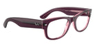 Ray-Ban® RX0832V RX0832V 8364 52 Eyeglasses - Violet/Pink