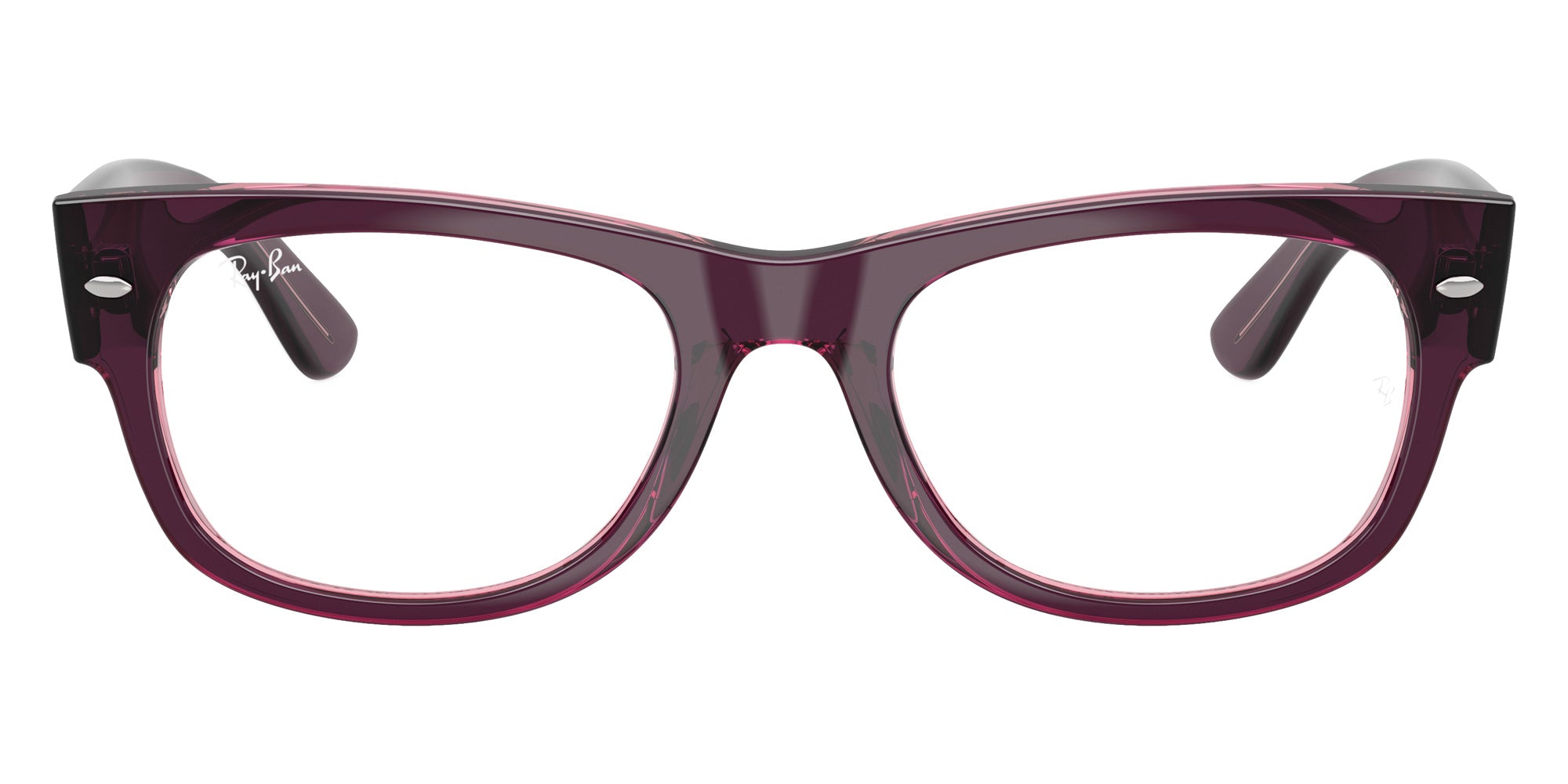 Ray-Ban® RX0832V RX0832V 8364 52 Eyeglasses - Violet/Pink