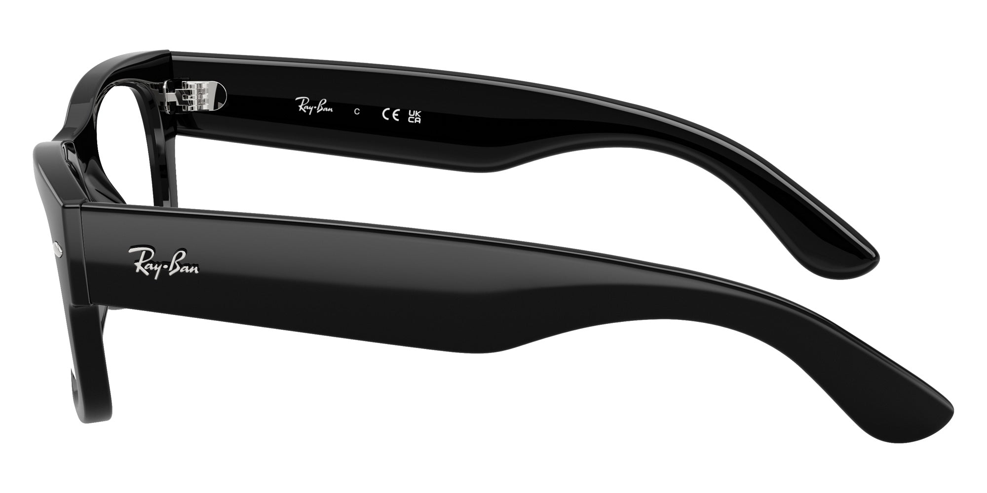 Ray-Ban® RX0832VF RX0832VF 2000 52 Eyeglasses - Black
