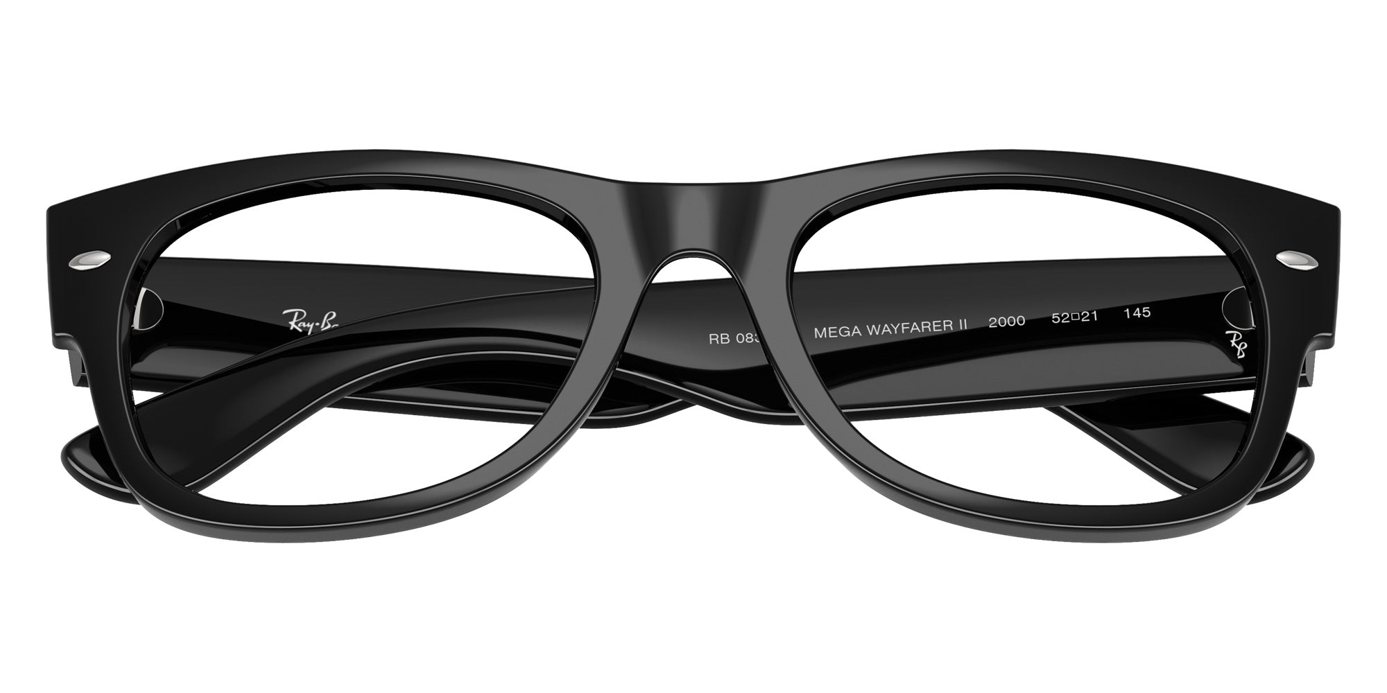 Ray-Ban® RX0832VF RX0832VF 2000 52 Eyeglasses - Black