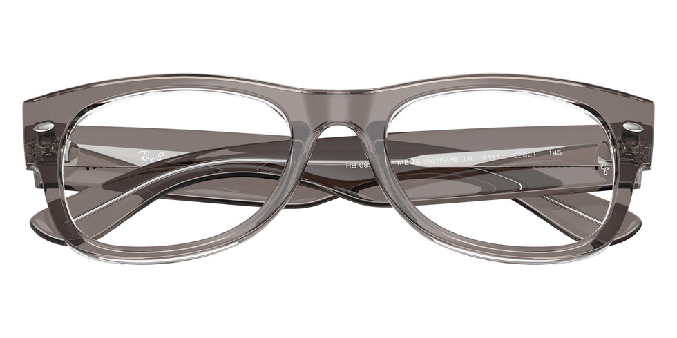 Ray-Ban® RX0832VF RX0832VF 8111 52 Eyeglasses - Transparent Gray