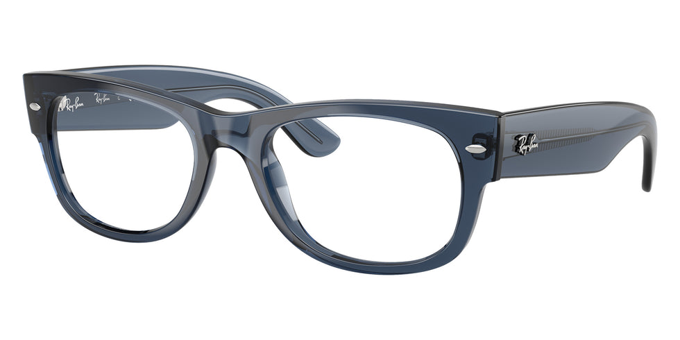Ray-Ban® RX0832VF RX0832VF 8223 52 Eyeglasses - Transparent Dark Blue