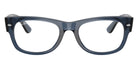 Ray-Ban® RX0832VF RX0832VF 8223 52 Eyeglasses - Transparent Dark Blue
