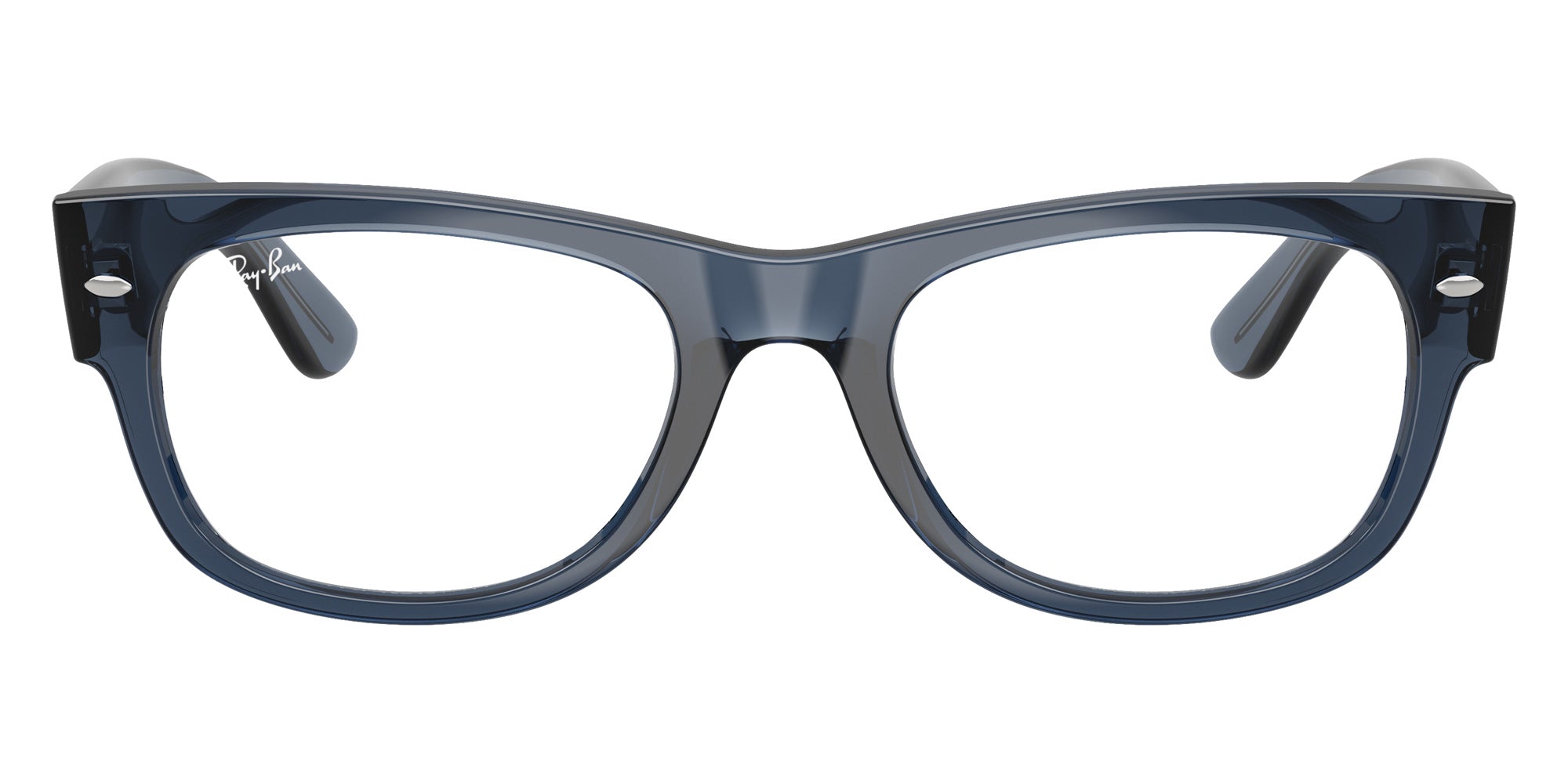 Ray-Ban® RX0832VF RX0832VF 8223 52 Eyeglasses - Transparent Dark Blue