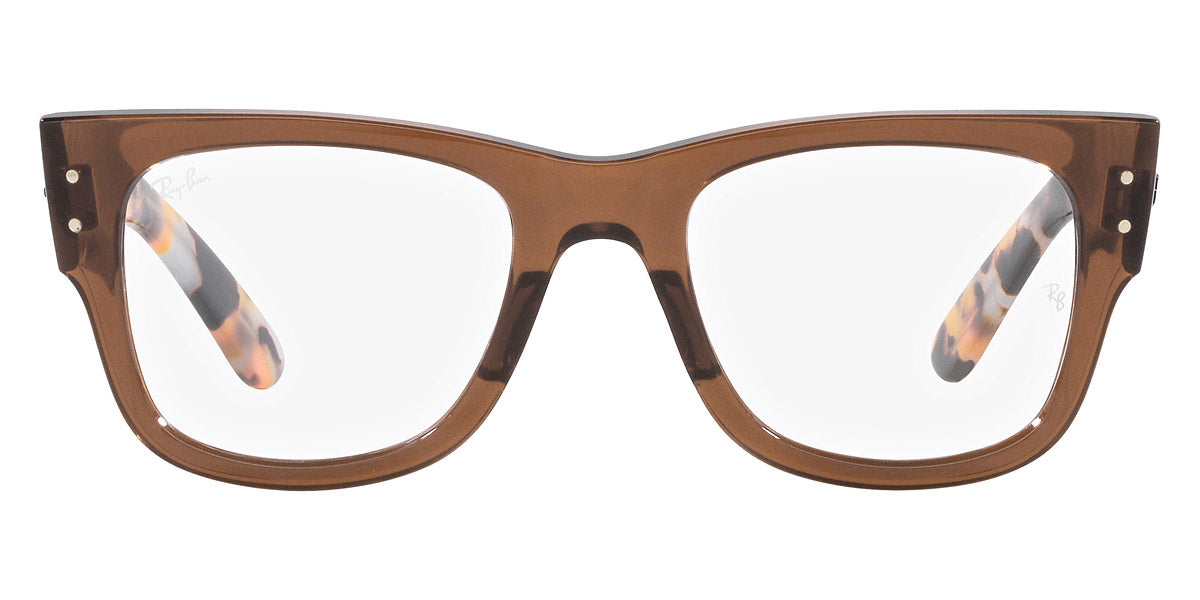 Ray-Ban® Mega Wayfarer RX0840V RX0840V 8295 51 - Transparent Brown Eyeglasses