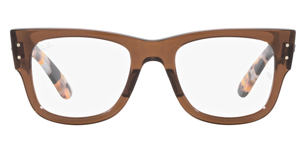 Ray-Ban® Mega Wayfarer RX0840V RX0840V 8295 51 - Transparent Brown Eyeglasses