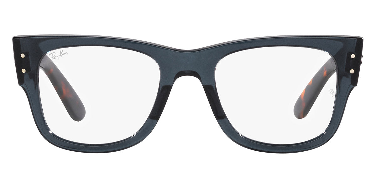 Ray-Ban® Mega Wayfarer RX0840V RX0840V 8296 51 - Transparent Dark Blue Eyeglasses