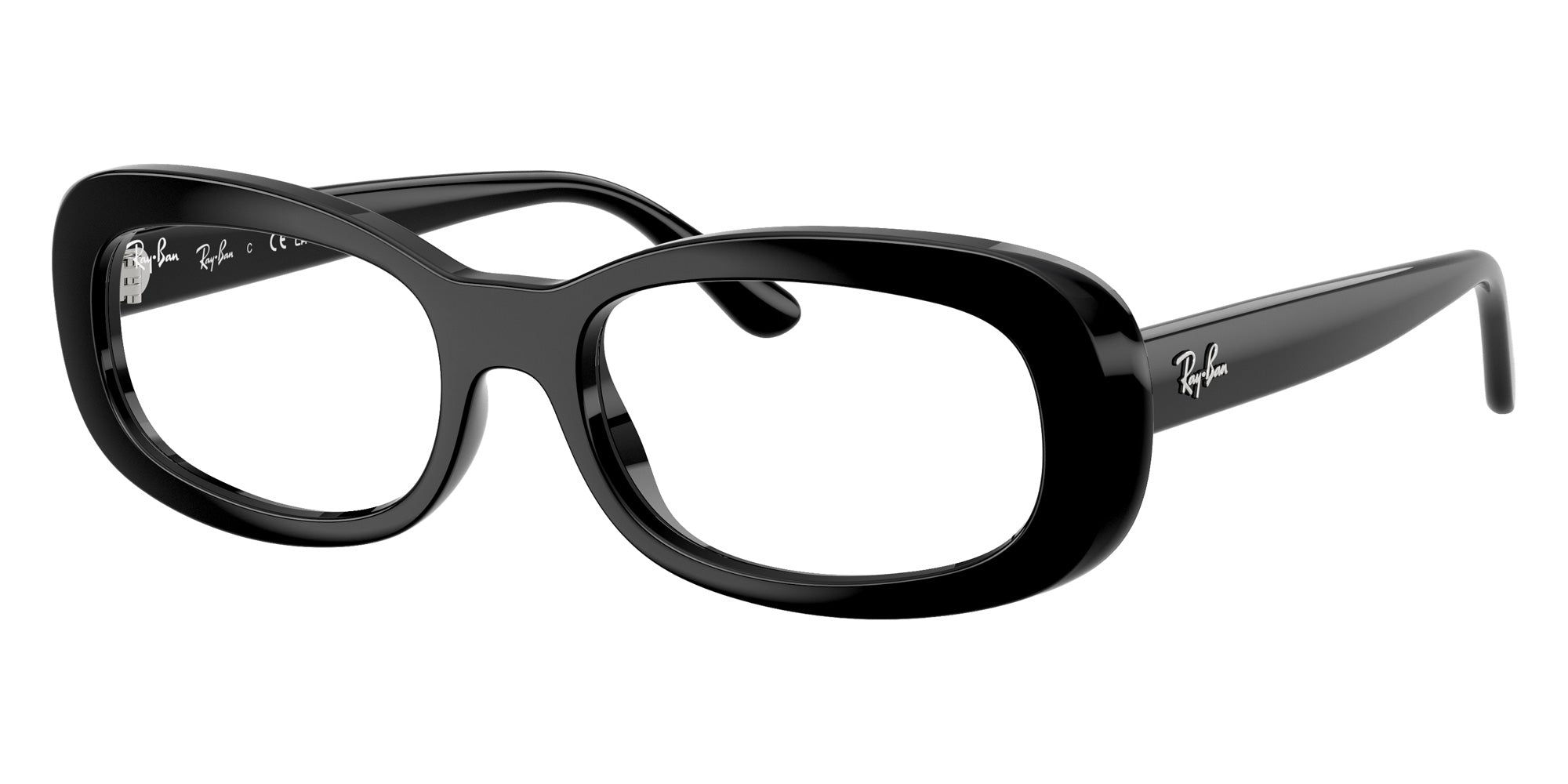 Ray-Ban® RX2221V RX2221V 2000 53 Eyeglasses - Black