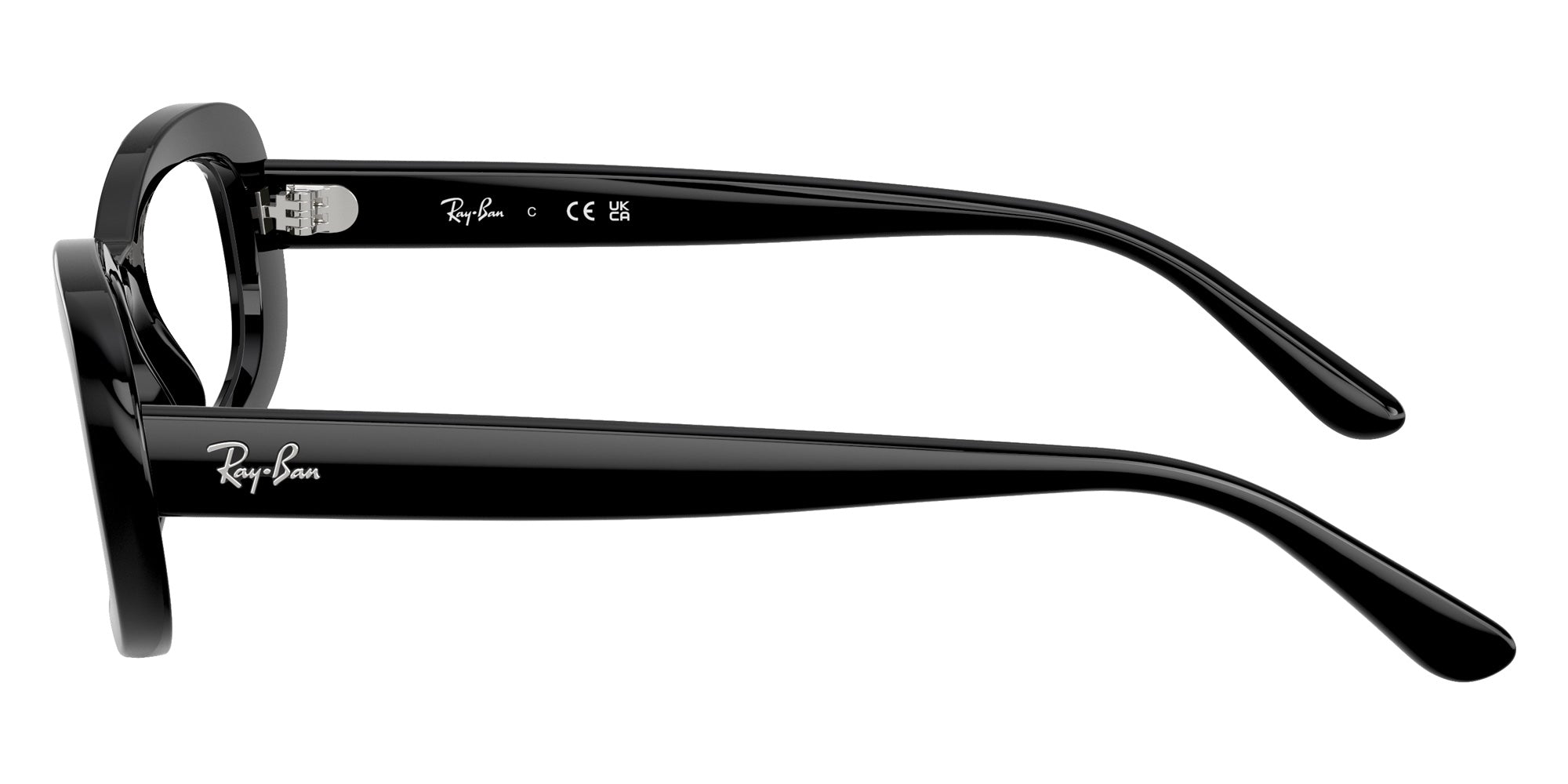 Ray-Ban® RX2221V RX2221V 2000 53 Eyeglasses - Black