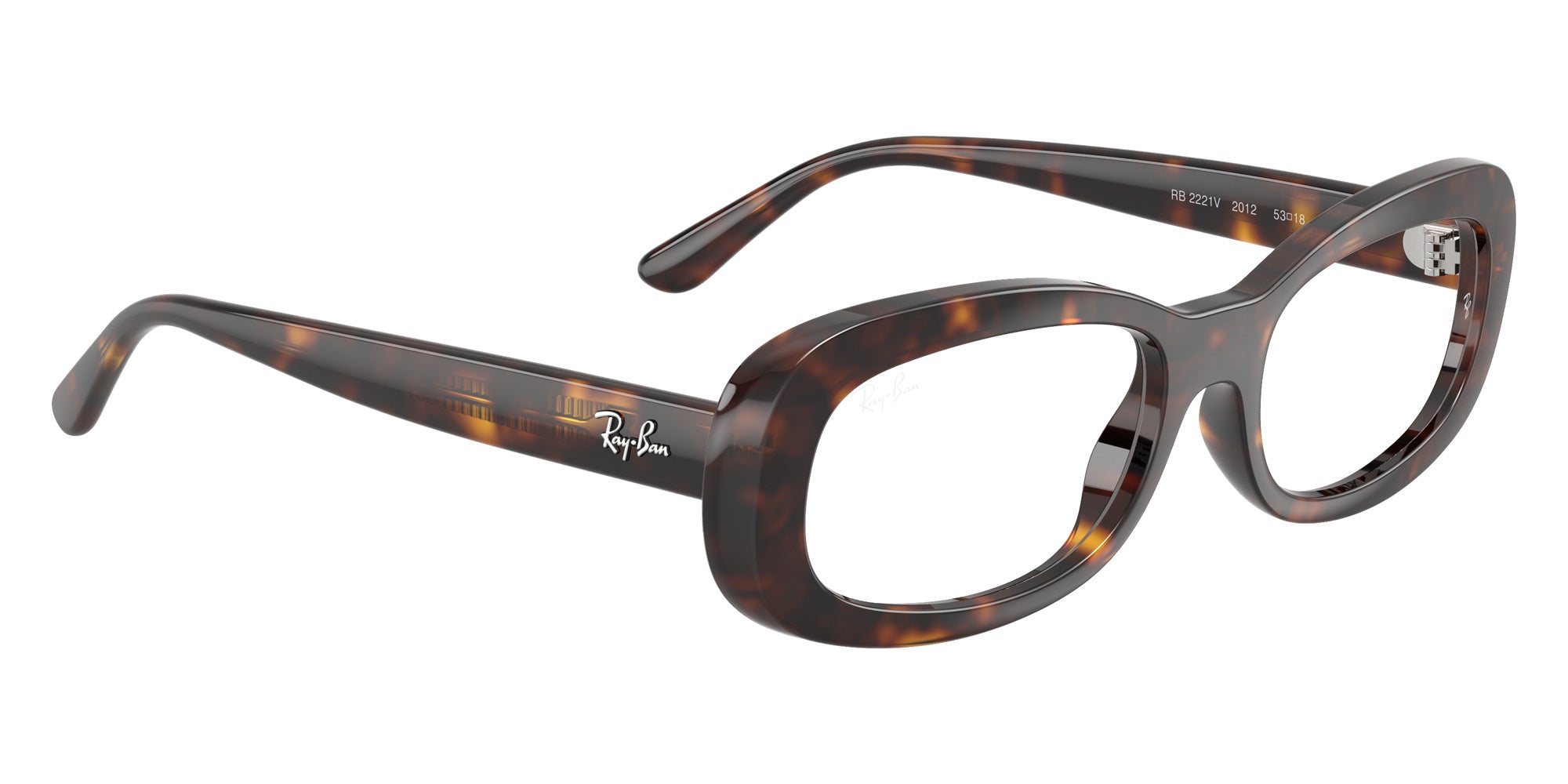 Ray-Ban® RX2221V RX2221V 2012 53 Eyeglasses - Havana
