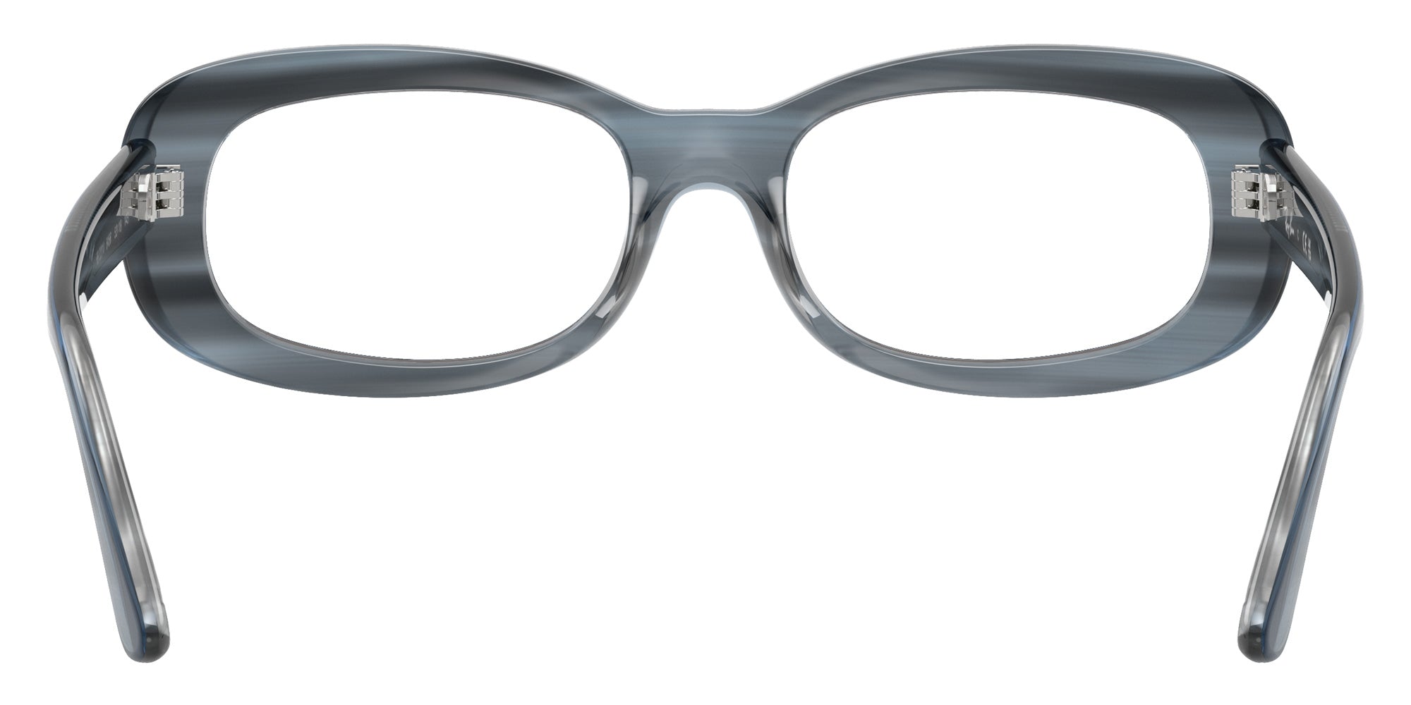 Ray-Ban® RX2221V RX2221V 8456 53 Eyeglasses - Striped Blue