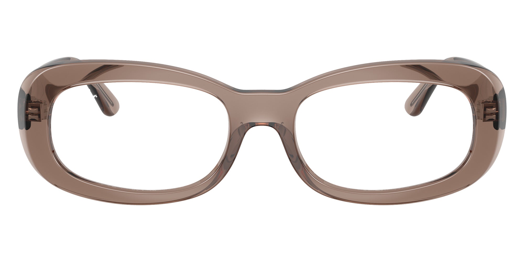 Ray-Ban® RX2221V RX2221V 8457 53 Eyeglasses - Transparent Beige