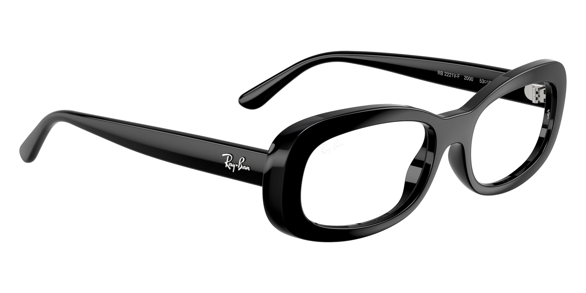 Ray-Ban® RX2221VF RX2221VF 2000 53 Eyeglasses - Black