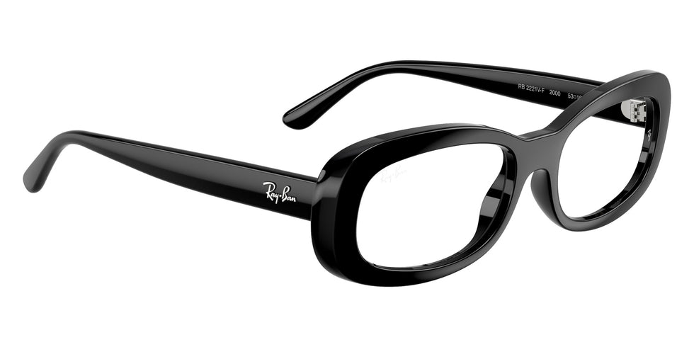 Ray-Ban® RX2221VF RX2221VF 2000 53 Eyeglasses - Black