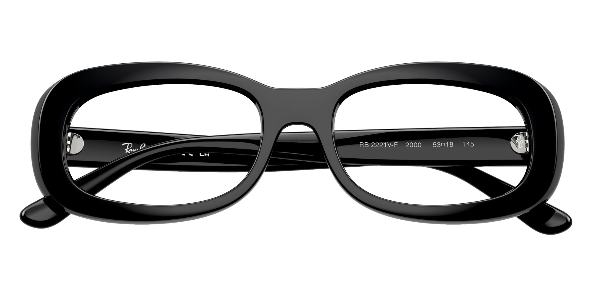 Ray-Ban® RX2221VF RX2221VF 2000 53 Eyeglasses - Black