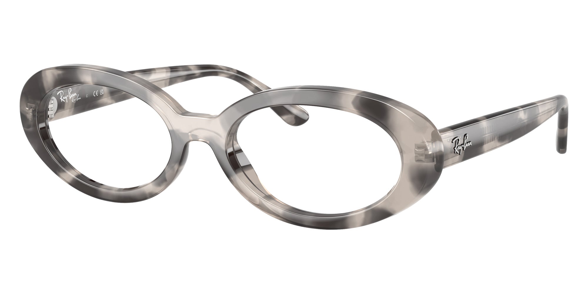 Ray-Ban® RX2223V RX2223V 8480 52 Eyeglasses - Opel Gray Havana