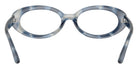Ray-Ban® RX2223V RX2223V 8482 54 Eyeglasses - Opal Blue Havana