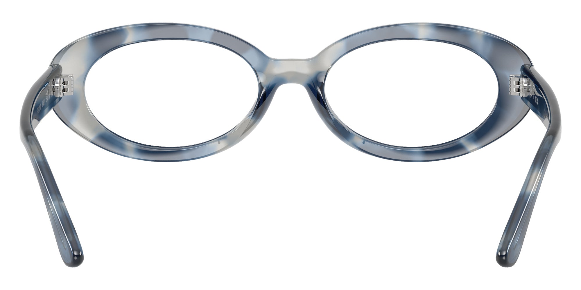 Ray-Ban® RX2223V RX2223V 8482 54 Eyeglasses - Opal Blue Havana