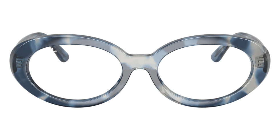 Ray-Ban® RX2223V RX2223V 8482 54 Eyeglasses - Opal Blue Havana