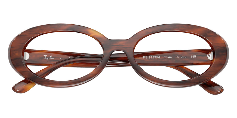 Ray-Ban® RX2223VF RX2223VF 2144 52 Eyeglasses - Striped Havana