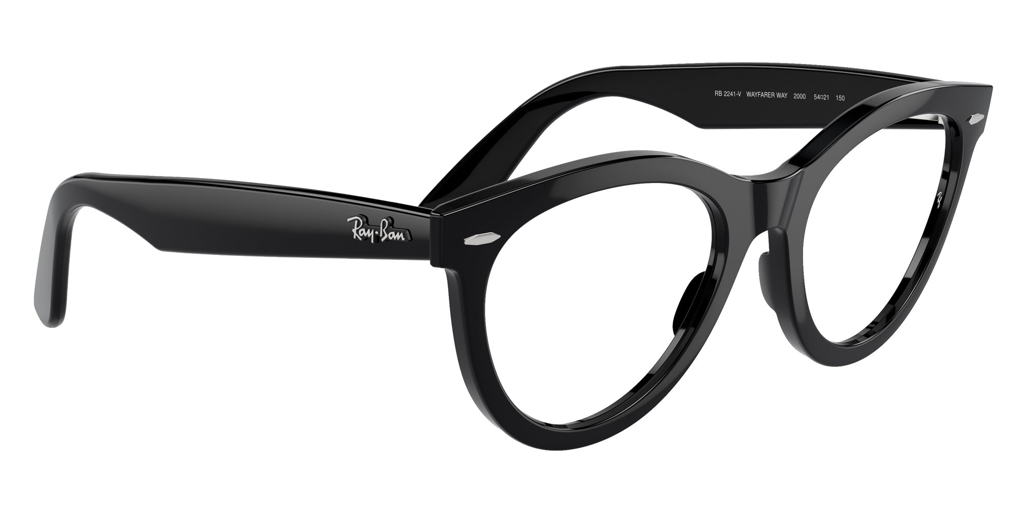 Ray-Ban® RX2241V RX2241V 2000 51 Eyeglasses - Black
