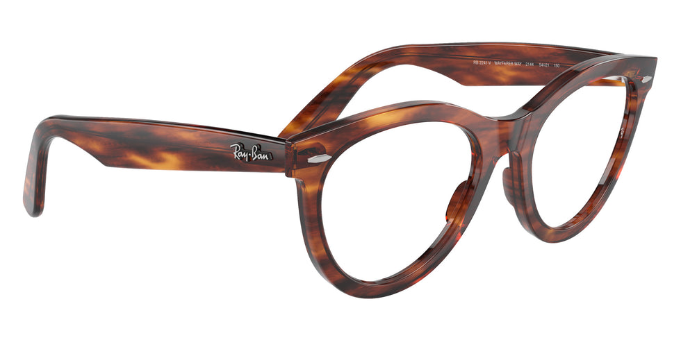Ray-Ban® RX2241V RX2241V 2144 51 Eyeglasses - Striped Havana