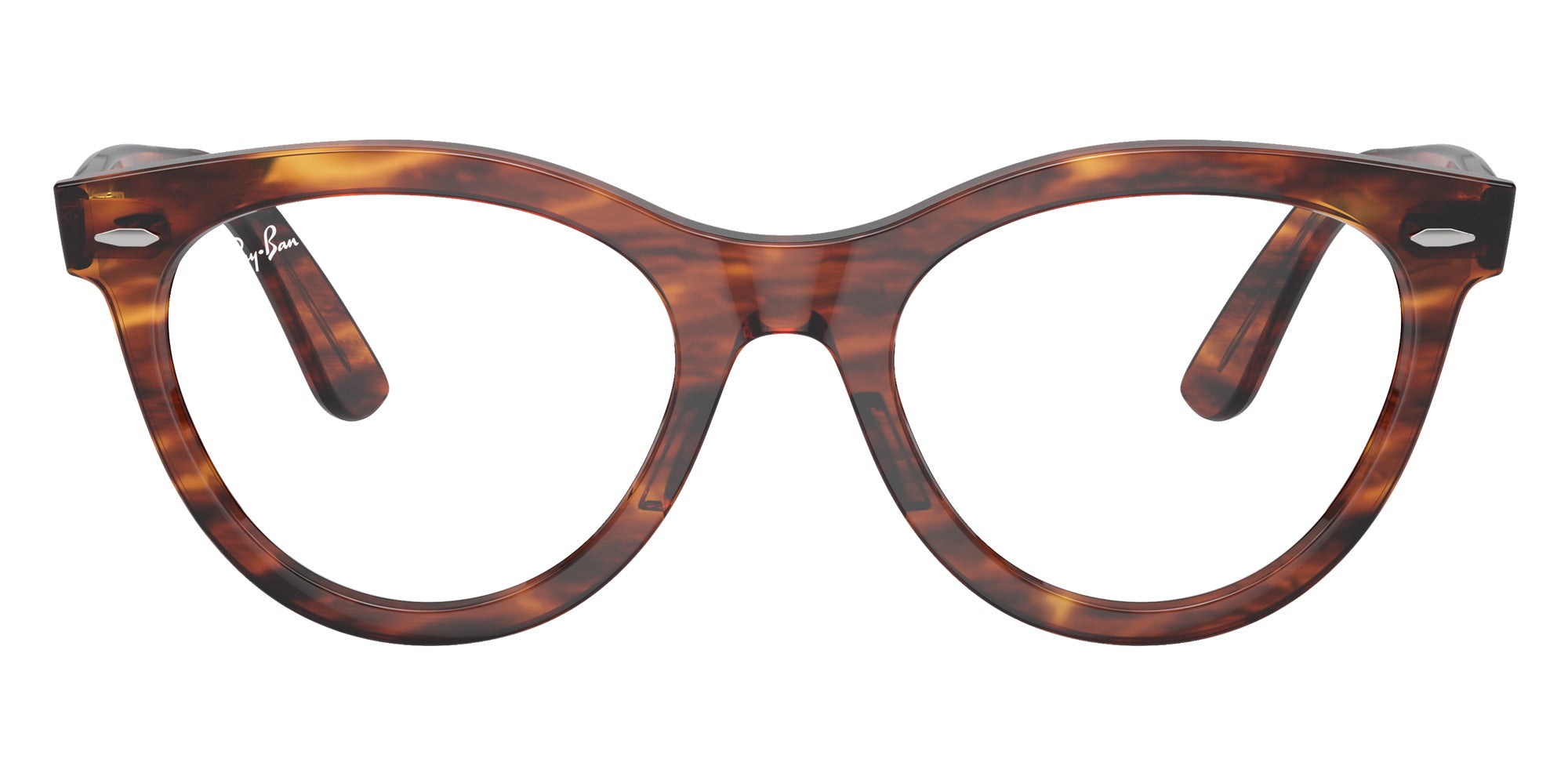 Ray-Ban® RX2241V RX2241V 2144 51 Eyeglasses - Striped Havana