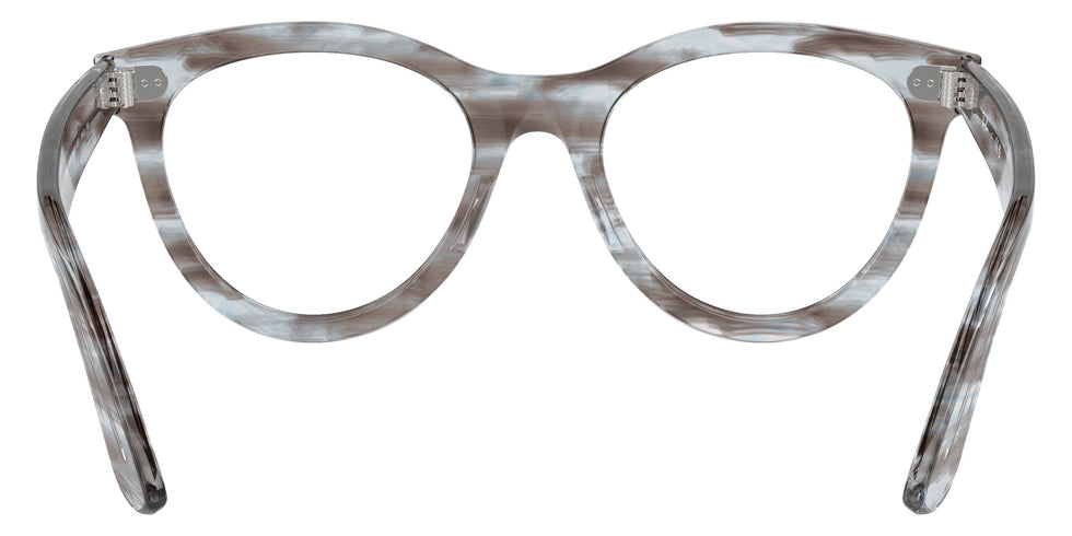 Ray-Ban® RX2241V RX2241V 8361 51 Eyeglasses - Striped Transparent Blue