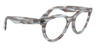 Ray-Ban® RX2241V RX2241V 8361 51 Eyeglasses - Striped Transparent Blue
