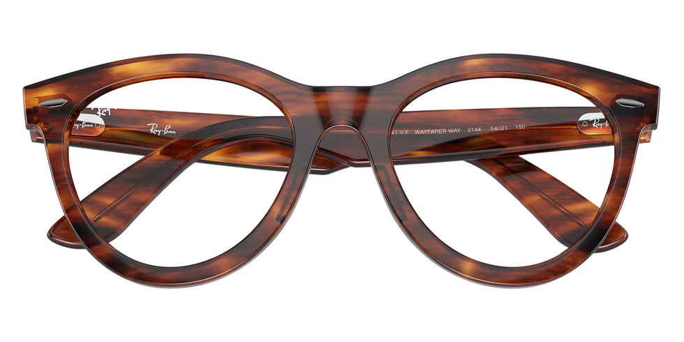 Ray-Ban® RX2241VF RX2241VF 2144 51 Eyeglasses - Striped Havana