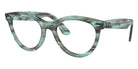 Ray-Ban® RX2241VF RX2241VF 8362 51 Eyeglasses - Striped Transparent Green