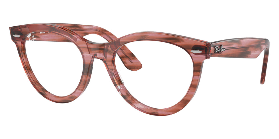 Ray-Ban® RX2241VF RX2241VF 8363 51 Eyeglasses - Striped Transparent Pink