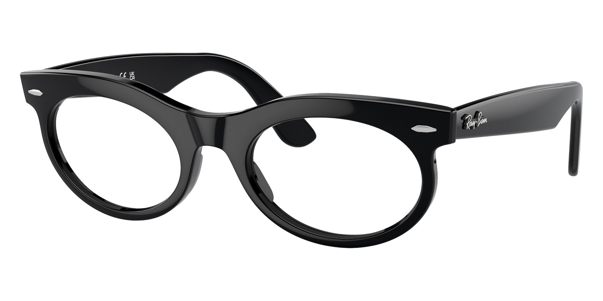 Ray-Ban® RX2242V RX2242V 2000 53 Eyeglasses - Black