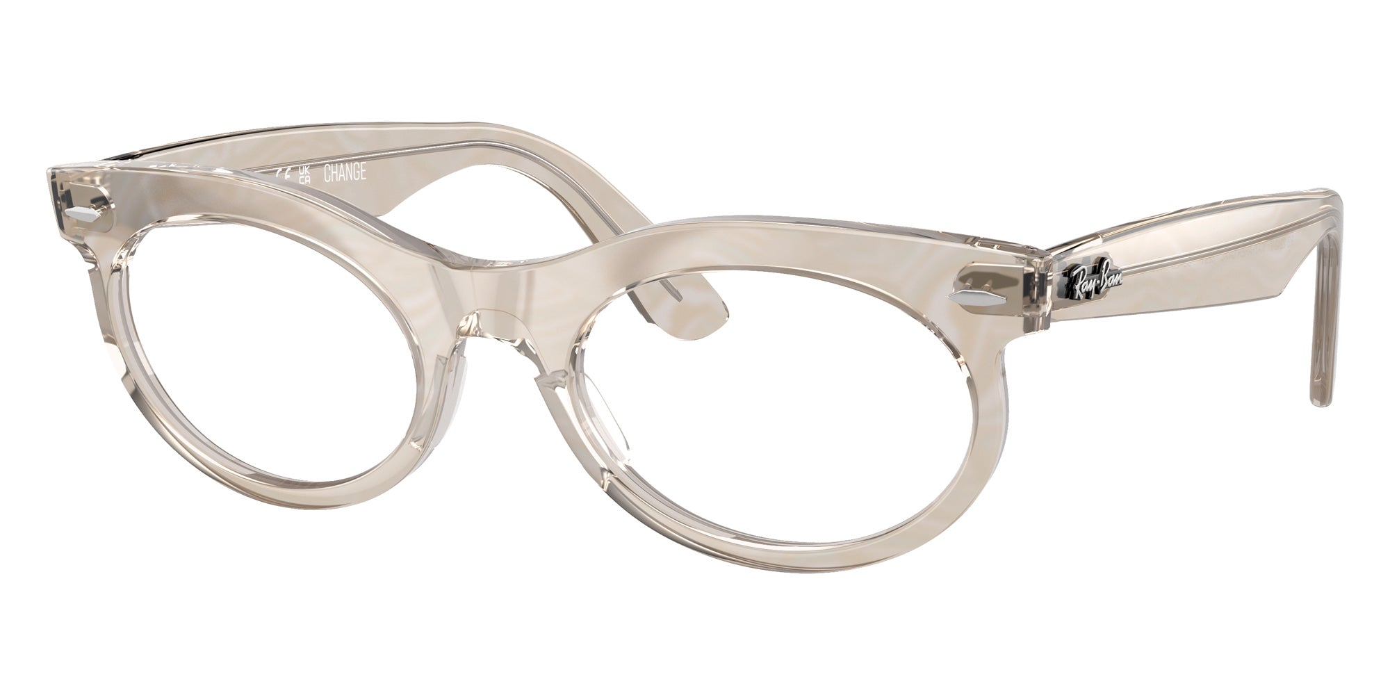 Ray-Ban® RX2242V RX2242V 8291 50 Eyeglasses - Photo Waves Gray
