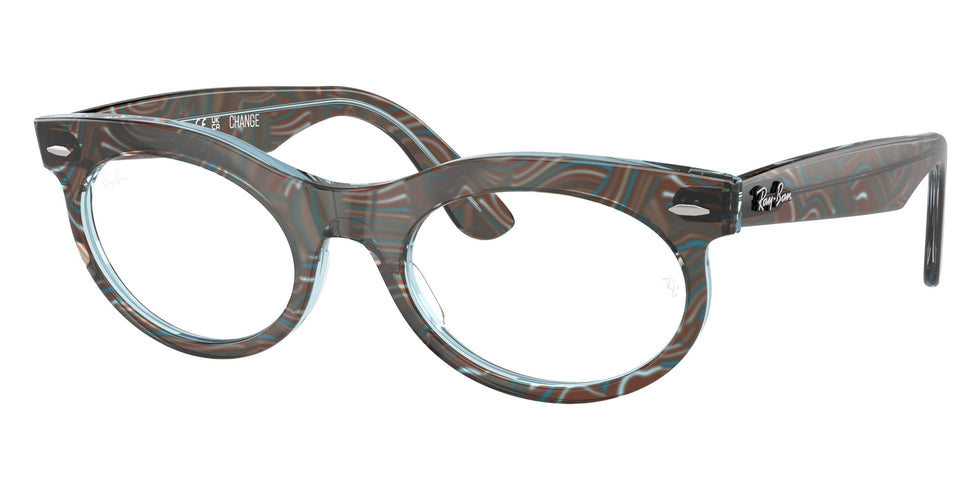 Ray-Ban® RX2242V RX2242V 8293 50 Eyeglasses - Photo Waves Azure