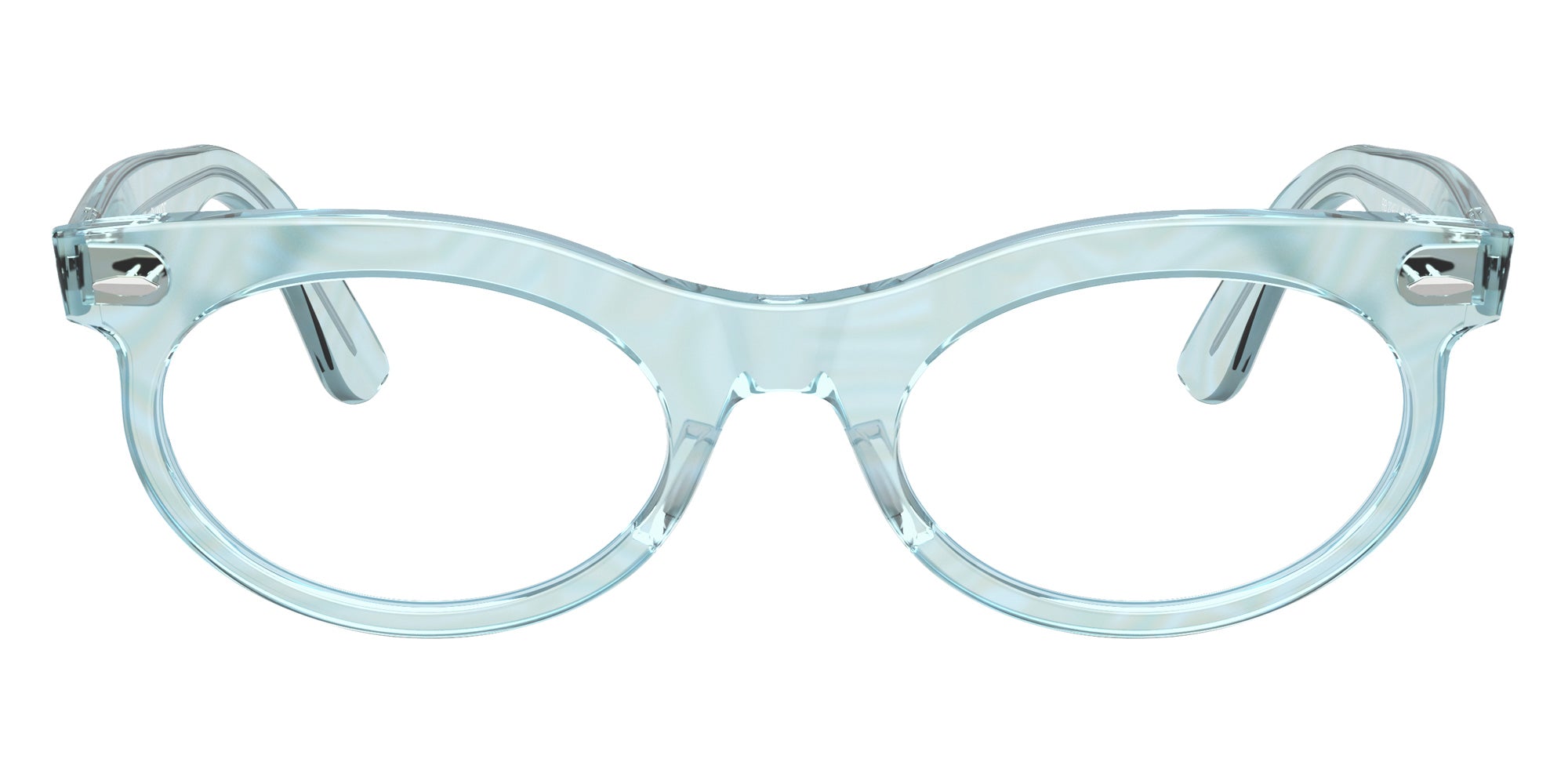 Ray-Ban® RX2242V RX2242V 8293 50 Eyeglasses - Photo Waves Azure